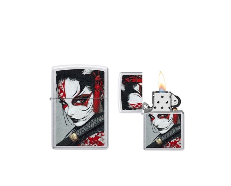 Zippo - Samurai Woman Design