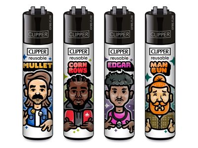 Clipper aansteker - Men Haircuts - CP11 (4 stuks)