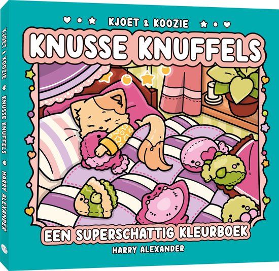 Cute &amp; Cosy: Knusse Knuffels. kleurboek