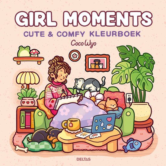 Girl Moments Cute &amp; Comfy kleurboek Coco Wyo