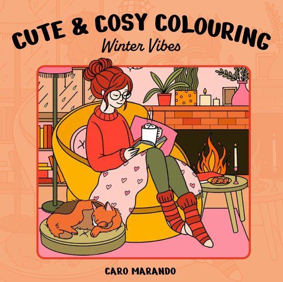 Cute &amp; Cosy Colouring. Winter vibes.