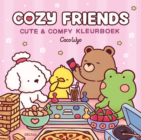 Cozy Friends Cute &amp; Comfy kleurboek Coco Wyo