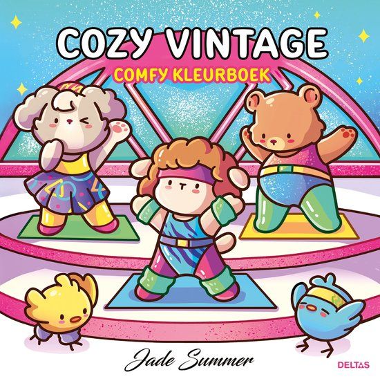 Cozy Vintage Comfy kleurboek Jade Summer