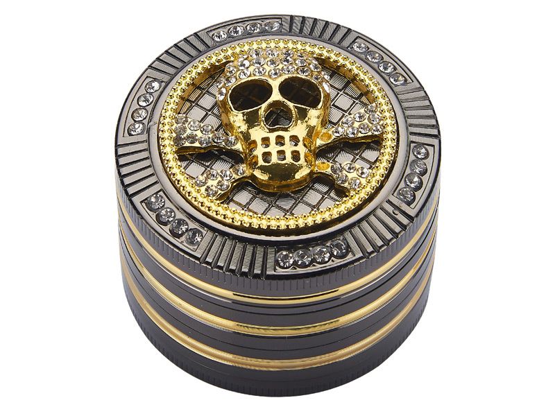 Grinder "Bling Bling Skull" 4 delig. Ø 50mm