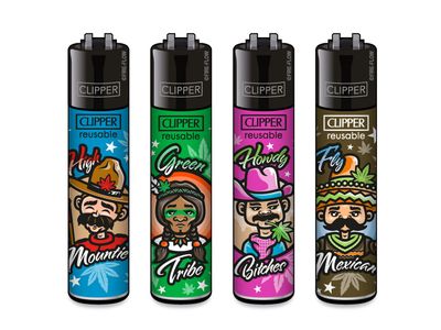 Clipper aansteker - 420 America - CP11 (4 stuks)