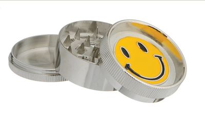 Grinder chrome 50mm Smiley