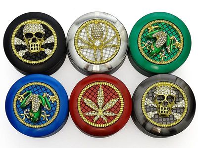 Grinder "Strass" 4-delige  37 x 51 mm