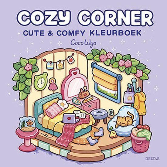 Cozy Corner Cute &amp; Comfy kleurboek Coco Wyo