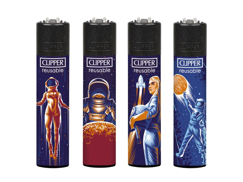 Clipper aansteker - Astronauten - CP11 (4 stuks)