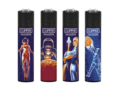 Clipper aansteker - Astronauten - CP11 (4 stuks)