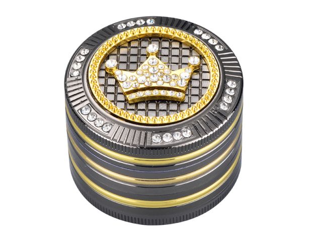 Grinder "Bling-Bling Crown" 4 delig Ø 50mm