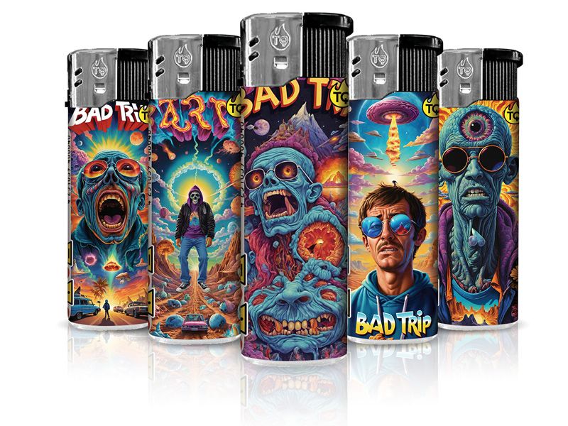 Wegwerpaansteker BAD TRIP (5stuks)