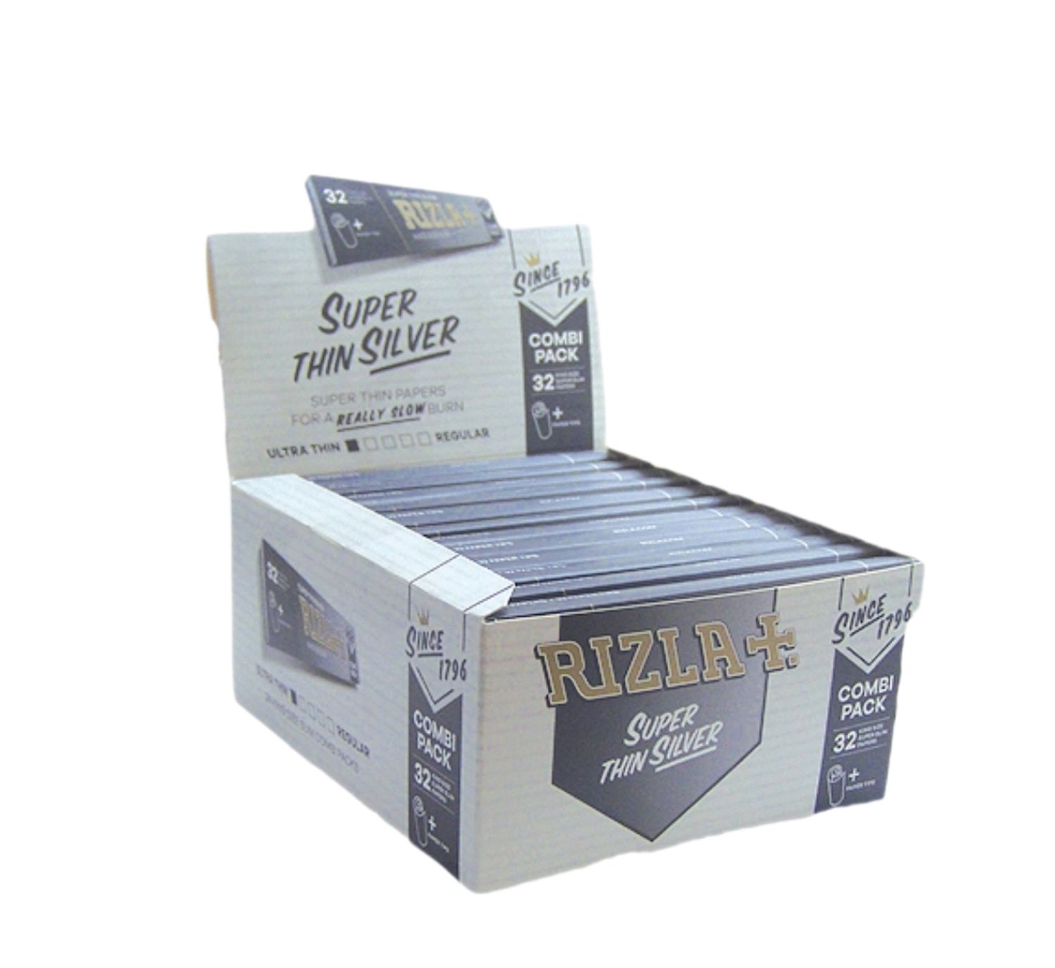 Rizla Silver Kingsize combi pack Display ( 24 stuks)
