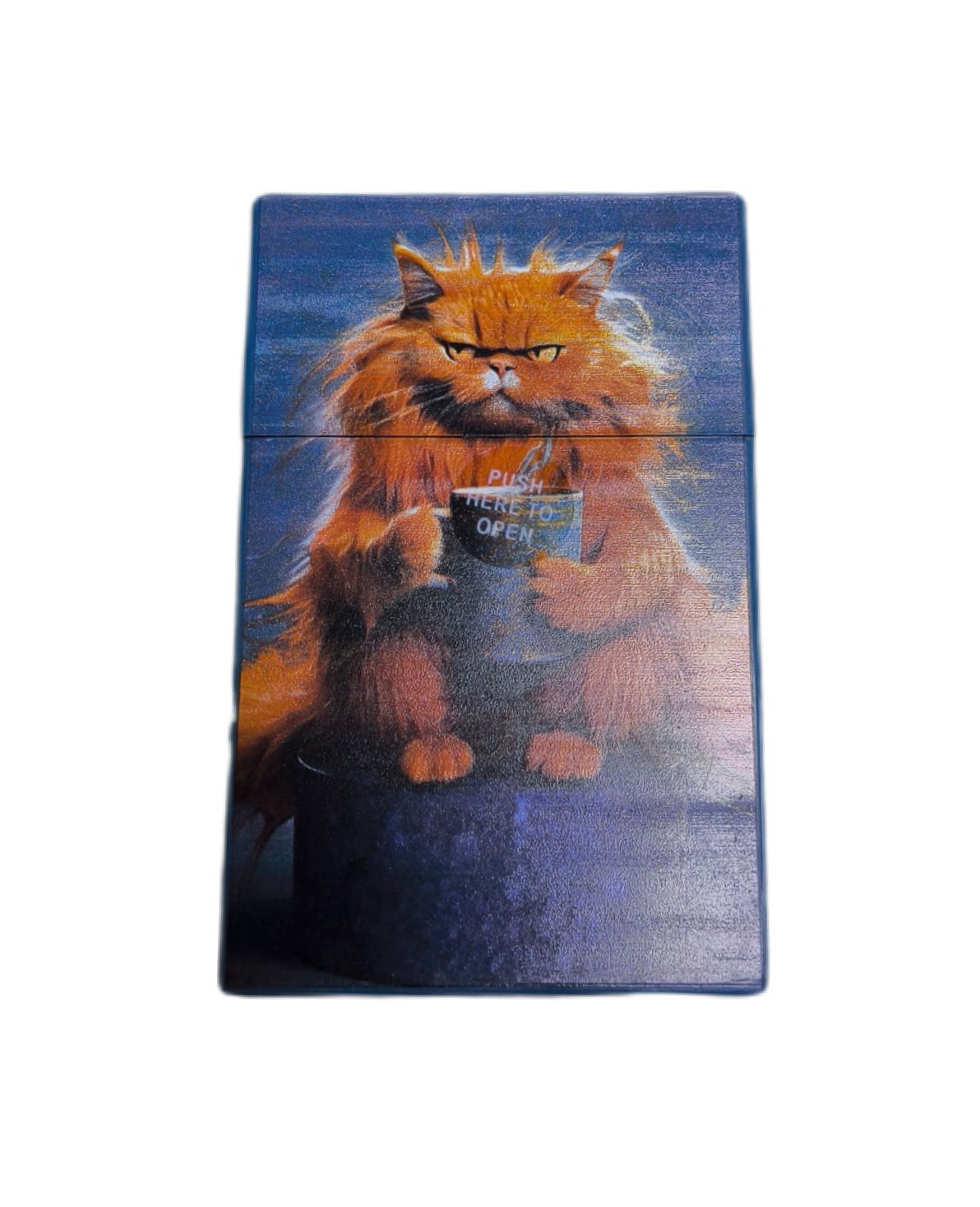 Sigaretten box Kat Oranje/Blauw  85mm 20 sigaretten