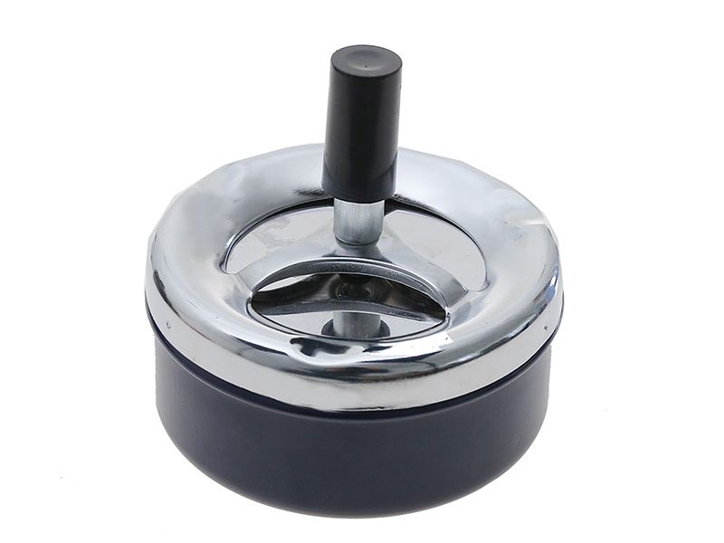 Draai asbak Blauw, Ø 9 cm; Hoogte 4,5 cm