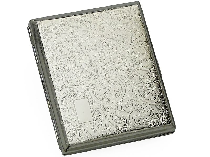 Klassieke sigaretten etui voor 20 sigaretten, met clip