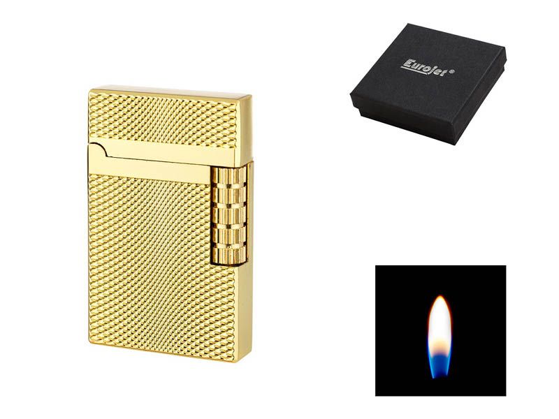 Aansteker Angel "Milan" frictiewiel, goudkleurig vierkant
