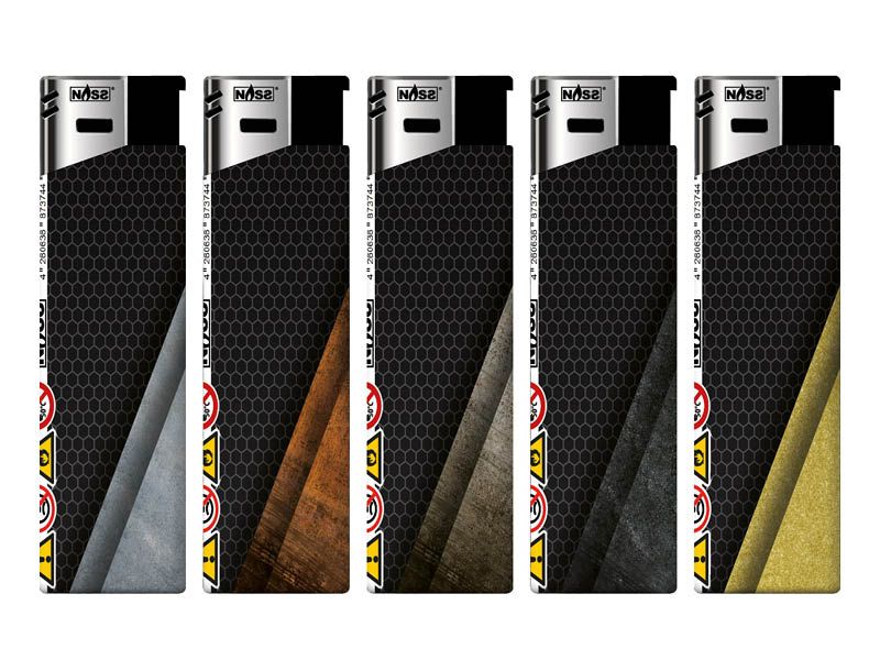 Wegwerpaansteker staal patroon (5stuks)