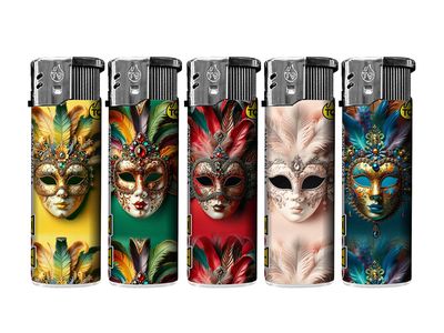 Wegwerpaansteker Venetië Mask (5stuks)