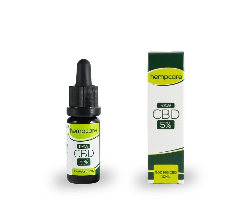 HempCare RAW 5 procent CBD - 10 ml