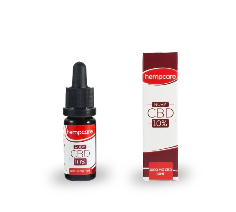 HempCare RUBY 10 procent CBD - 10 ml
