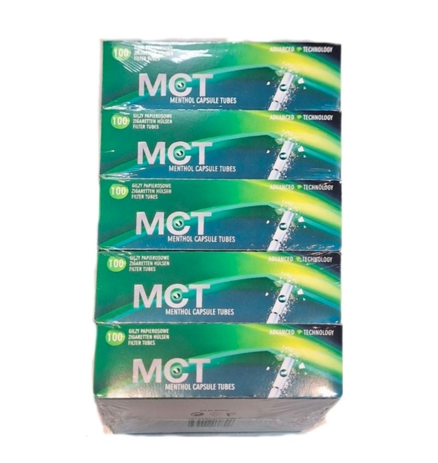 MCT click filterhulzen (5x100 stuks)