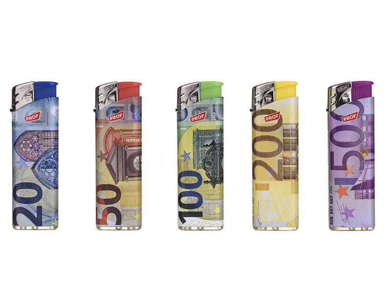 Wegwerpaansteker Bank Biljetten (5stuks)