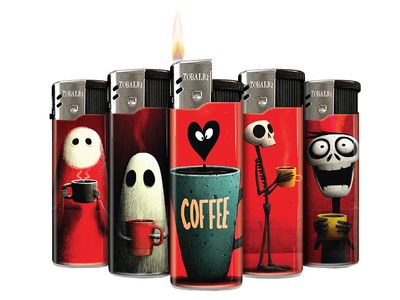 Wegwerpaansteker Coffee Ghost (5stuks)