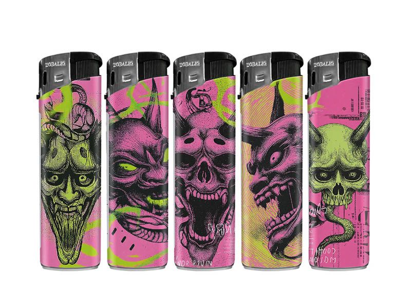Wegwerpaansteker Neon Hell (5stuks)