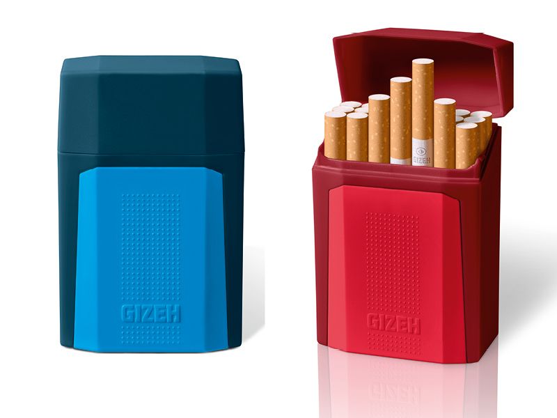 Sigarettenbox "Gizeh-Flip Case" voor 21 sigaretten assorti