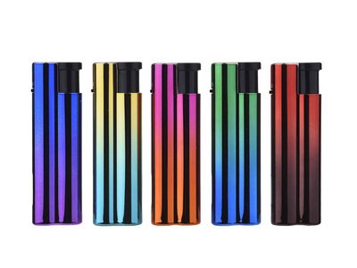 Stormaansteker "SHAPE ANODIZED" Jet-Flame. Assorti