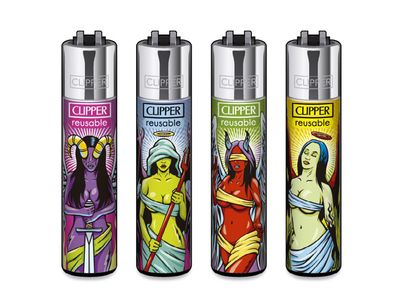 Clipper aansteker - ANGEL VS DEMONS - CP11 (4 stuks)