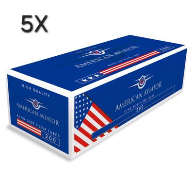 American Aviator filterhulzen  5X200 stuks