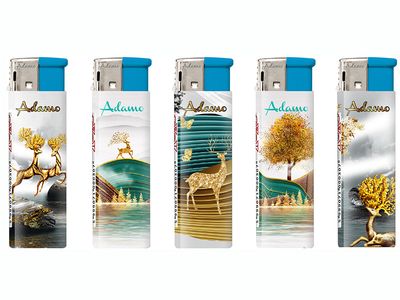 Wegwerpaansteker GOLD DEER (5stuks)