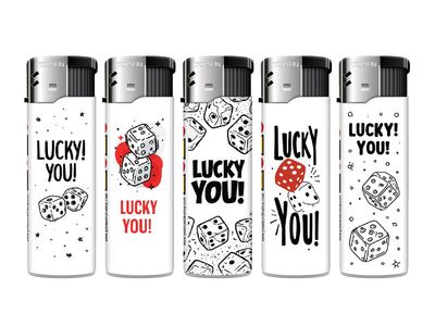 Wegwerpaansteker LUCKY DEAL (5stuks)