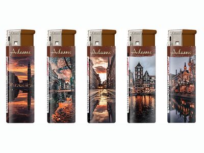 Wegwerpaansteker CITY REFLECTION (5stuks)