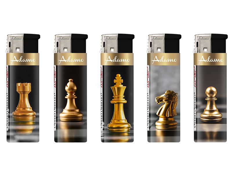 Wegwerpaansteker GOLD CHESS (5stuks)