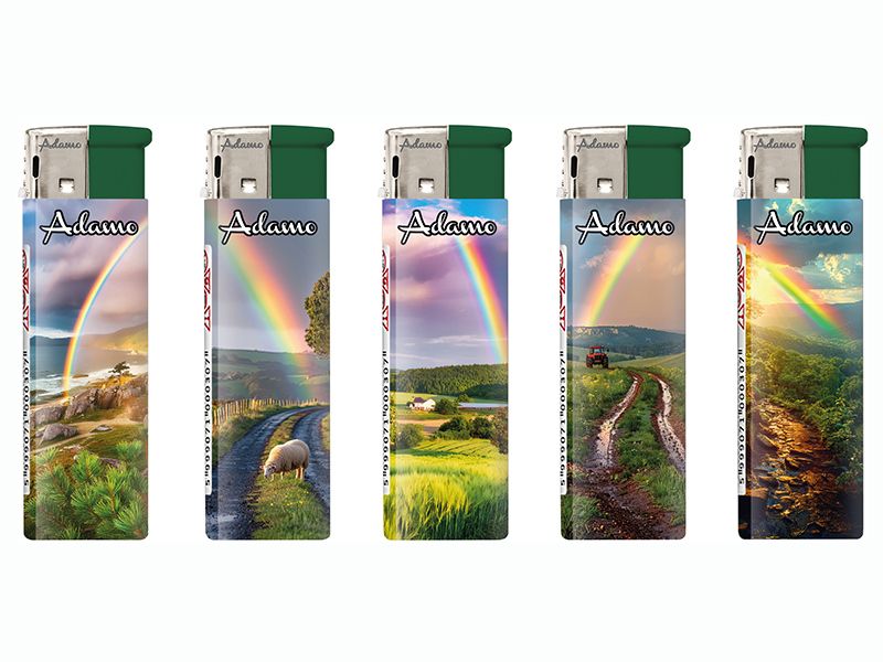 Wegwerpaansteker RAINBOW (5stuks)