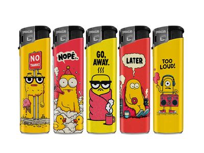 Wegwerpaansteker Go Away (5stuks)