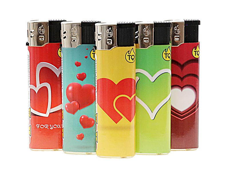 Wegwerpaansteker HEART FOR YOU (5stuks)
