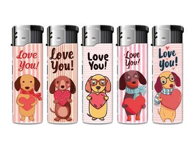 Wegwerpaansteker SWEET PUP (5stuks)