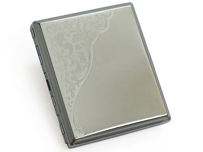 Sigaretten etui "Edel" voor 20 sigaretten, met clip
