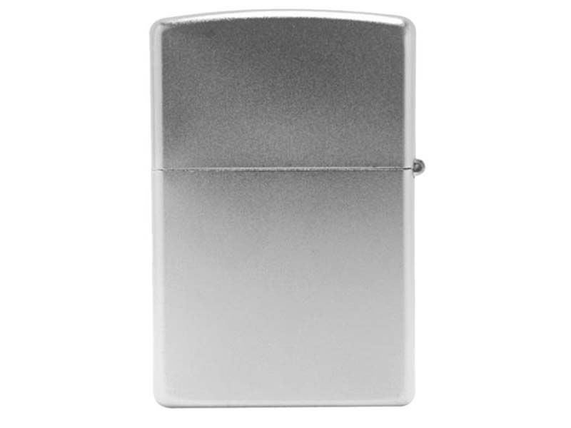Zippo aansteker - Chroom satijn
