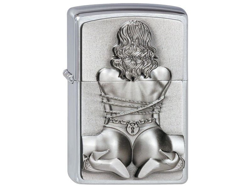 Zippo aansteker - Bondage Girl embleem