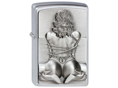 Zippo aansteker - Bondage Girl embleem
