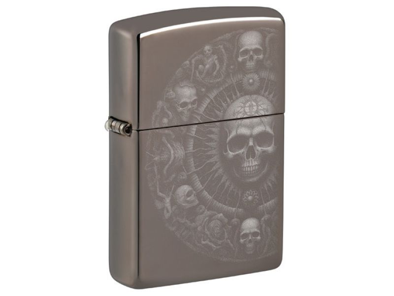 Zippo - Skull Mandala design