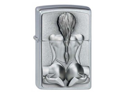 Zippo aansteker - Kneeling Girl