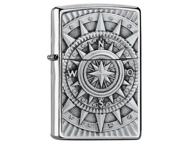 Zippo aansteker - Kompas-embleem