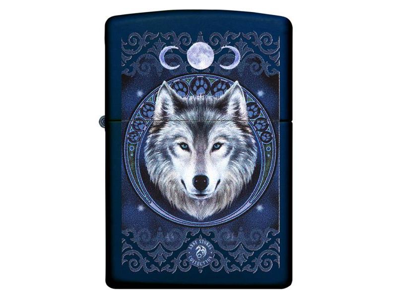 Zippo aansteker - Anne Stokes - Wolf
