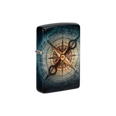 Zippo - Nautical Compass Ghost Design